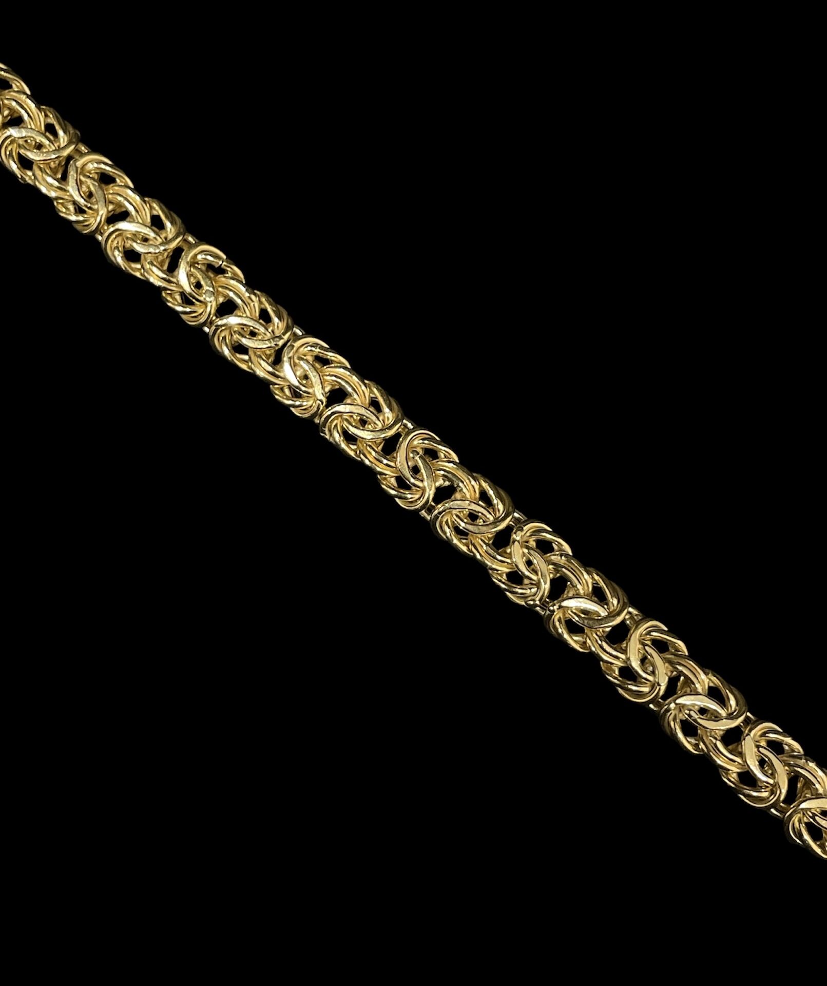 Bracelet Maille Royale Plate 7 mm – Image 2